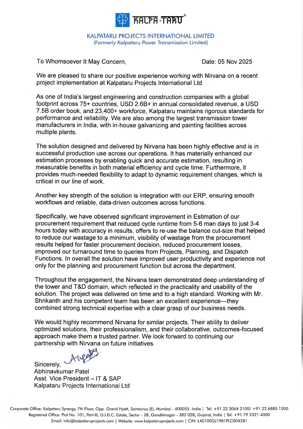 Kalapatru Project_Gandinagar