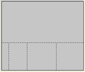 Horizontal cuts in large parts