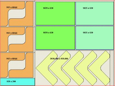 Nesting Software Cutting Diagram For Sheetmetal Glass And Wood Panel 