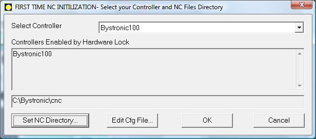 Selecting controller and setting of path for .XYZ file generation for Bystronic Machine