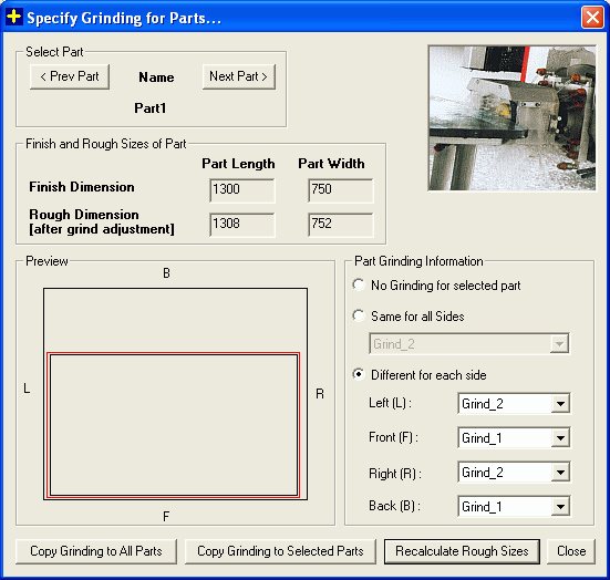 Edge Grinding Concept :- PLUS 2D Glass