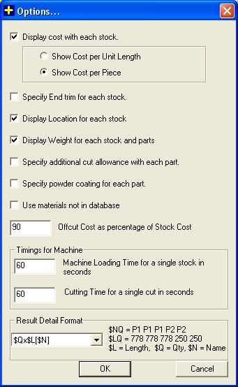 Nesting Software : Options