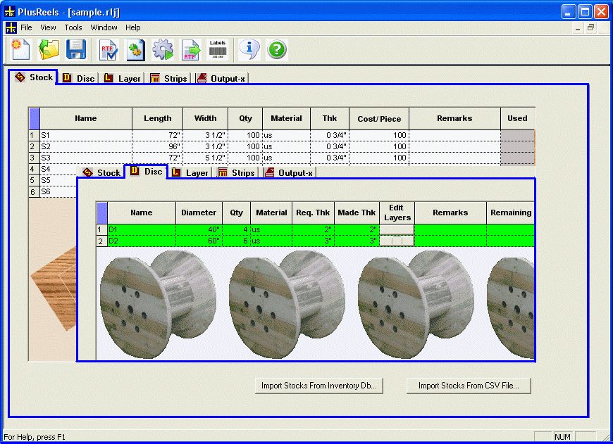 PLUS Reels : User Interface